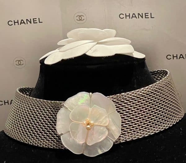 chanel vintage coco chanel camellia jewellery collection 3 piece 1998