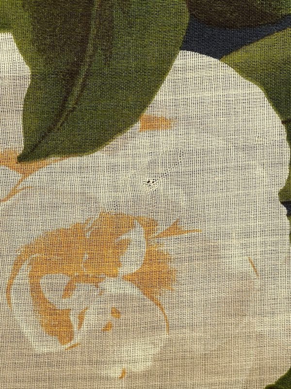 chanel vintage cashmere shawl camellia flowers multi c.1990s