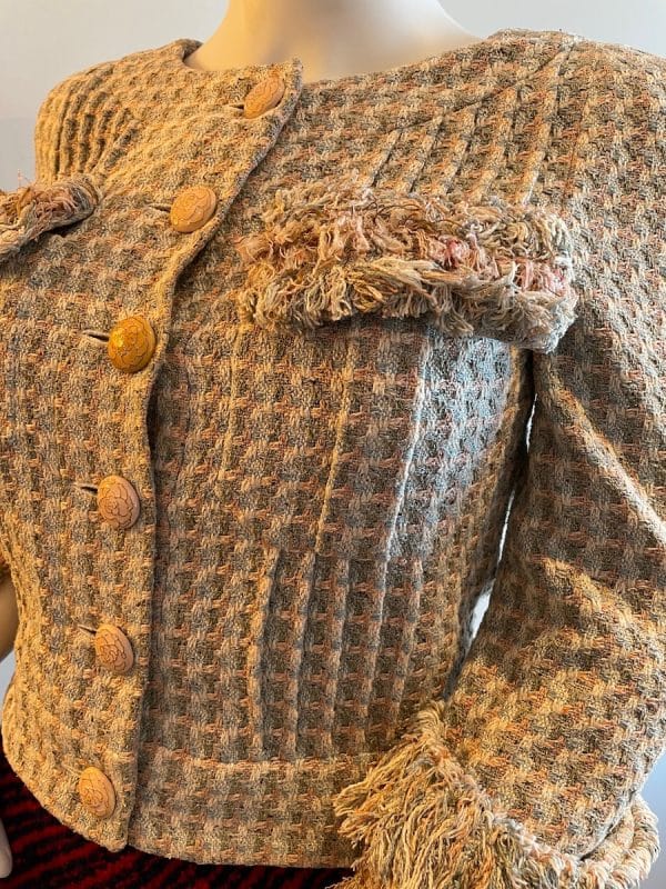 chanel 2013 cruise collection tweed cropped jacket pastel new w/tag