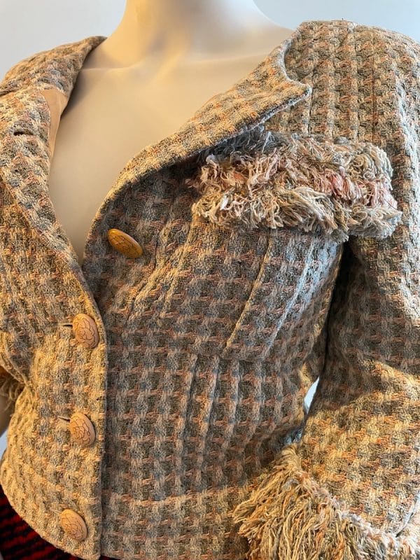 chanel 2013 cruise collection tweed cropped jacket pastel new w/tag