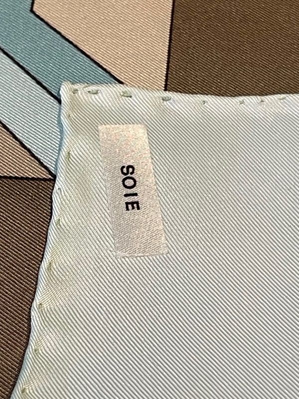 hermÈs silk scarf perspective by a. m. cassandre c.1970s w/box