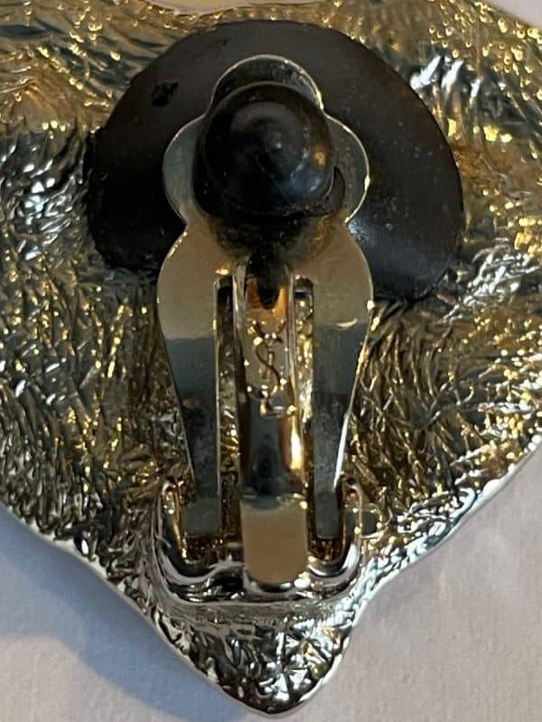 yves saint laurent vintage ysl by robert goossens crystal heart necklace c.1990s