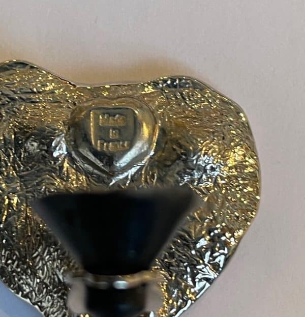 yves saint laurent vintage ysl by robert goossens crystal heart necklace c.1990s