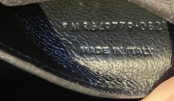 saint laurent ysl logo vanity box quilted black crossbody lambskin bag